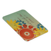 レトロヒッピー花 マグネット (右側)