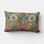 レトロヒッピー:デイジー腰枕 ランバークッション (裏面)