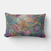 レトロヒッピー:ファンタジー枕 ランバークッション (正面)