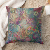 レトロヒッピー:ファンタジー角枕 クッション (ブランケット)