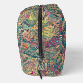 レトロヒッピー： Mosiacファンタジートイレトリバッグ ドップキット (右)