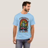 レトロヒッピー: Sunshine Serenade Froggy Jam Session Tシャツ (正面フル)