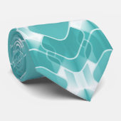 レトロヒップスタータイ、ターコイズ ネクタイ (ロール)