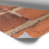 レトロヒップホップベビーシャワーアーバントリートサイン ポスター (角)