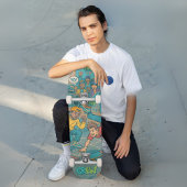 レトロヒップホップ通りスタイルスケートアート スケートボード