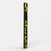 レトロヒョウ印刷スキンファー Case-Mate iPhoneケース (裏面/右)