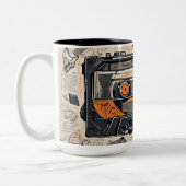 レトロビア – Mixtape ツートーンマグカップ (左)