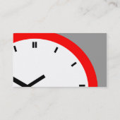 レトロビジネスパンチカードビジネス文字盤 ロイヤリティカード (裏面)