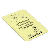 レトロビジネスマンonサニーデイ マグネット (右側)