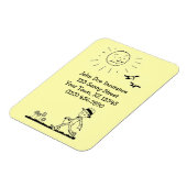 レトロビジネスマンonサニーデイ マグネット (左側)