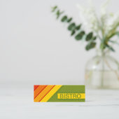 レトロビストロ スキニー名刺 (スタンド正面)