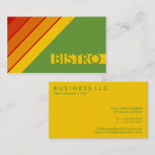 レトロビストロ 名刺 (正面/裏面)