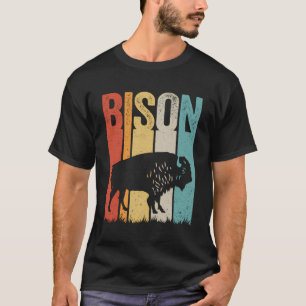 レトロビソンナショナルパークヴィンテージアメリカンバッファロー Tシャツ