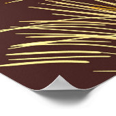 レトロビッグフットヴィンテージサスカッチ山脈 ポスター (角)