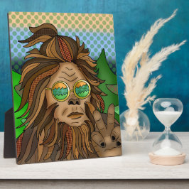 レトロビッグフット |アーポップ・アートのトサスカッチ フォトプラーク