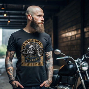 レトロビッグベンドオートバイ Tシャツ