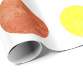 レトロビッグ動揺してカラフル水玉模様パターン ラッピングペーパー (ロールコーナー)