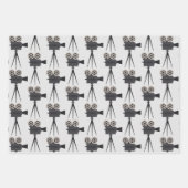 レトロビデオカメラ ラッピングペーパーシート (正面2)