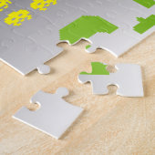 レトロビデオゲームインベーダーパズル ジグソーパズル (側面)