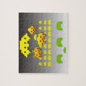 レトロビデオゲームインベーダーパズル ジグソーパズル (縦)