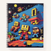 レトロビデオゲームカルチャー1 ノートブック (正面)