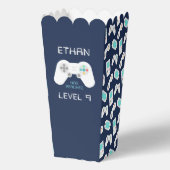 レトロビデオゲームテーマパーソナライズされた誕生日 フェイバーボックス (裏面)