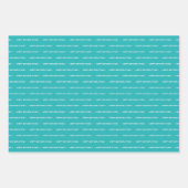 レトロビデオゲームテーマパーソナライズされた誕生日 ラッピングペーパーシート (正面3)