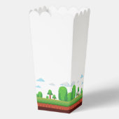 レトロビデオゲームメニュー1st誕生日パーティー フェイバーボックス (裏面)