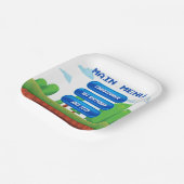 レトロビデオゲームメニュー1st誕生日パーティー ペーパープレート (傾斜あり)