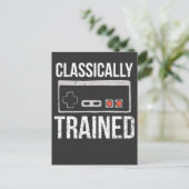 レトロビデオゲーム制御装置ゲームおたく ポストカード (スタンド正面)