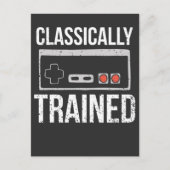 レトロビデオゲーム制御装置ゲームおたく ポストカード (正面)