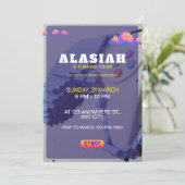 レトロビデオゲーム誕生日パーティー招待ゲーム シーズンカード (スタンド正面)