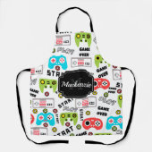 レトロビデオゲーム エプロン (正面)