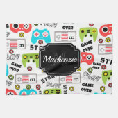 レトロビデオゲーム キッチンタオル (横)