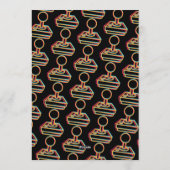 レトロビデオゲーム ゲーマー少年 誕生日 招待状 (裏面)