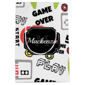 レトロビデオゲーム ミディアムペーパーバッグ (正面)