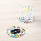 レトロビデオゲーム ラウンドペーパーコースター (インサイチュ)