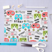 レトロビデオゲーム 薄葉紙 (クラフト)