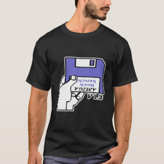 レトロビデオゲームCommodore Amiga Workbench Insert Tシャツ