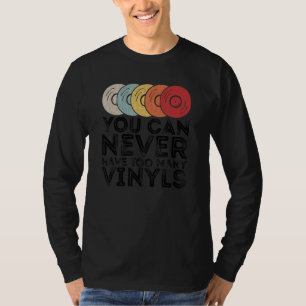 レトロビニルLPレコードヴィンテージヴィニル Tシャツ