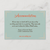 レトロビニールレコードスカイブルー結婚ズ宿泊施設 エンクロージャーカード (正面)