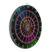 レトロビニールレコードダーツボードスピンへノスタルジア ダーツボード (正面左)