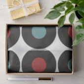 レトロビニールレコード60年代ミュージカル誕生日 薄葉紙 (ギフト)