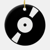 レトロビニールレコード セラミックオーナメント (裏面)