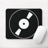 レトロビニールレコード マウスパッド (マウス)
