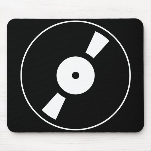 レトロビニールレコード マウスパッド (正面)