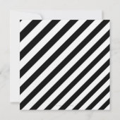 レトロビニールレコード|モダン結婚式の招待(青) 招待状 (裏面)