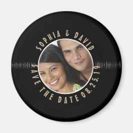 レトロビニール結婚レコードの写真保存日時 マグネット