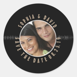 レトロビニール結婚レコードの写真保存日時 ラウンドシール