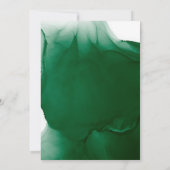 レトロビブとアルコールインククリスマしゃれているスパーティー 招待状 (裏面)